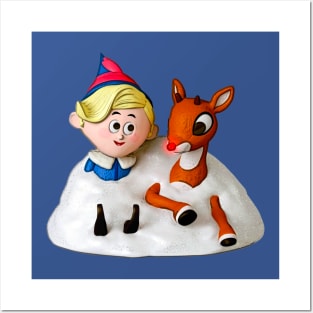 Hermey and Rudolph in the Snow Posters and Art